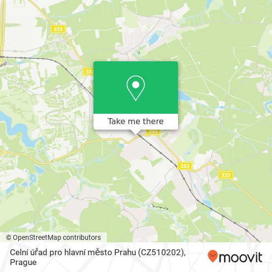 Celní úřad pro hlavní město Prahu (CZ510202) map