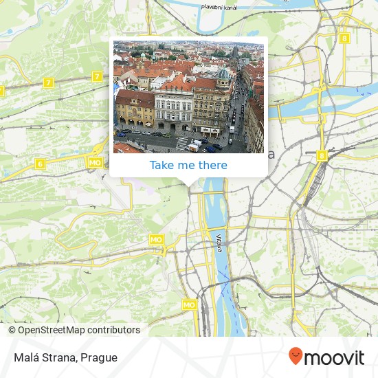 Malá Strana map