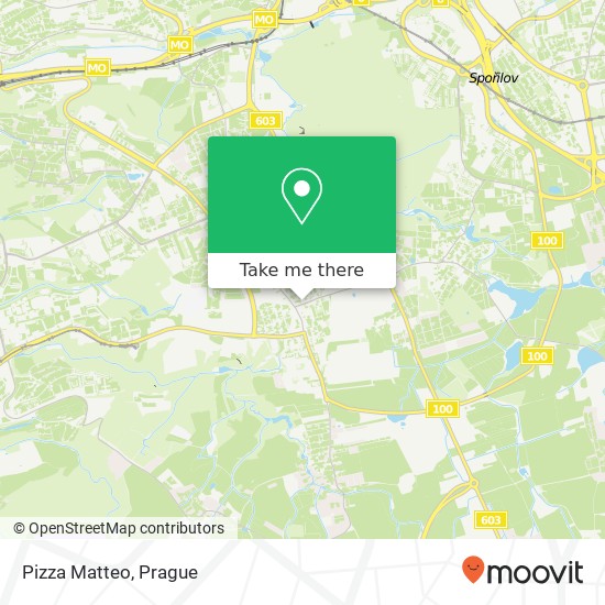 Pizza Matteo map
