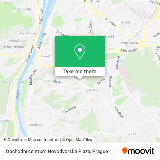 Obchodní centrum Novodvorská Plaza map