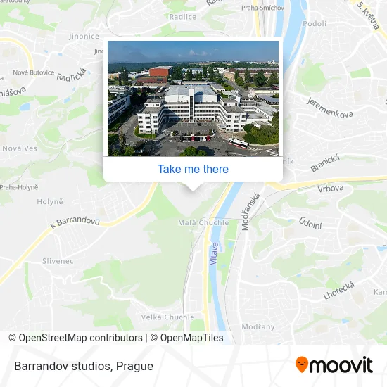 Карта Barrandov studios