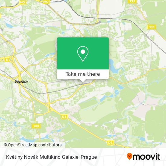 Květiny Novák Multikino Galaxie map