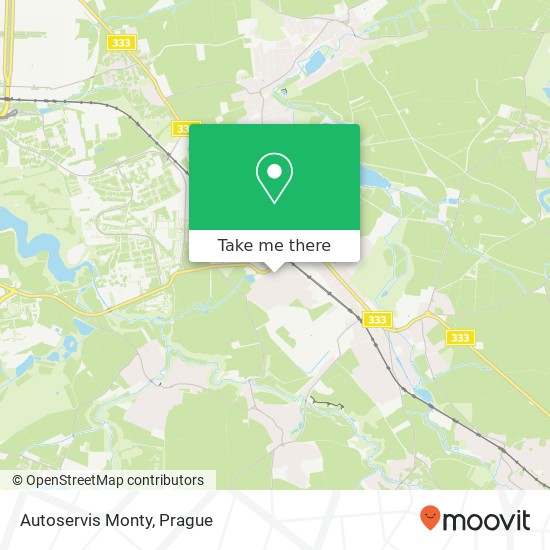 Autoservis Monty map
