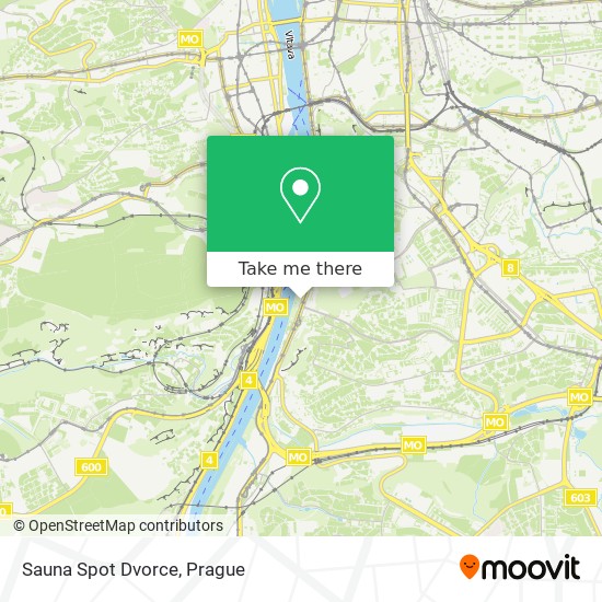 Sauna Spot Dvorce map