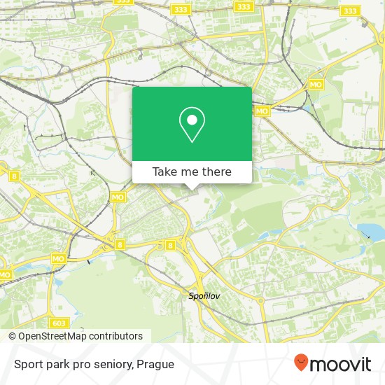 Sport park pro seniory map