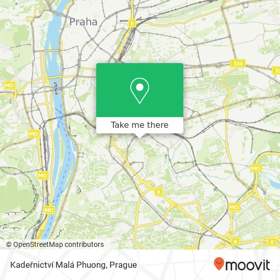 Kadeřnictví Malá Phuong map