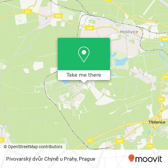 Pivovarský dvůr Chýně u Prahy map