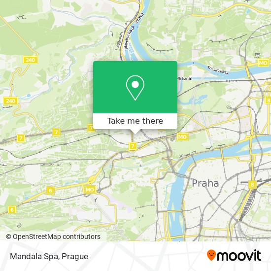 Mandala Spa map