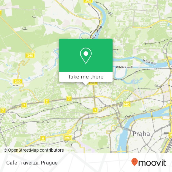 Café Traverza map