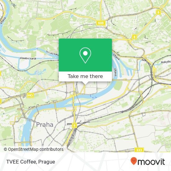 TVEE Coffee map