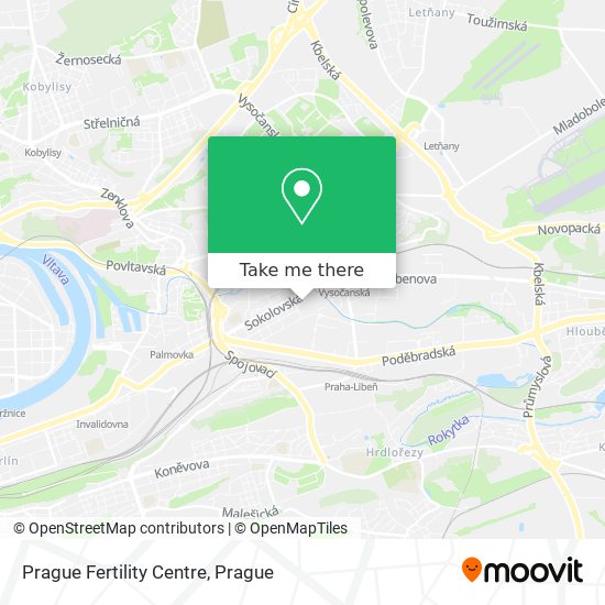 Prague Fertility Centre map