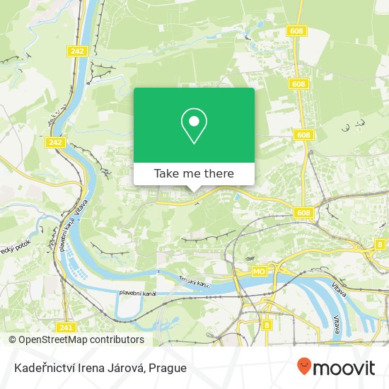 Kadeřnictví Irena Járová map