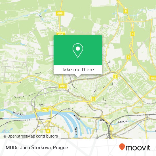 MUDr. Jana Štorková map