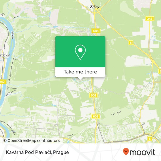 Kavárna Pod Pavlačí map