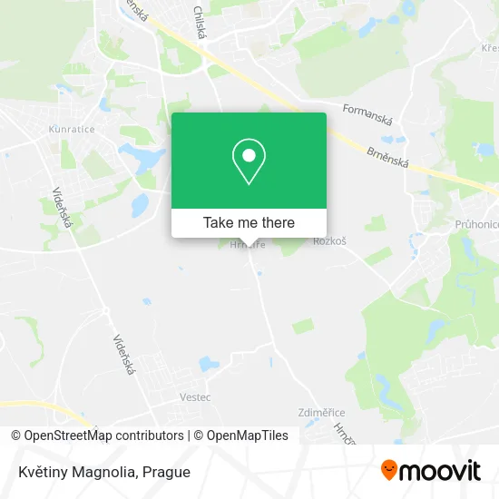 Карта Květiny Magnolia