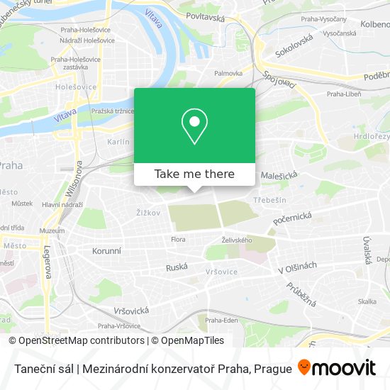 Taneční sál | Mezinárodní konzervatoř Praha map