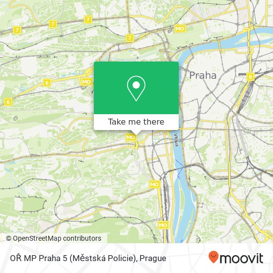 OŘ MP Praha 5 (Městská Policie) map