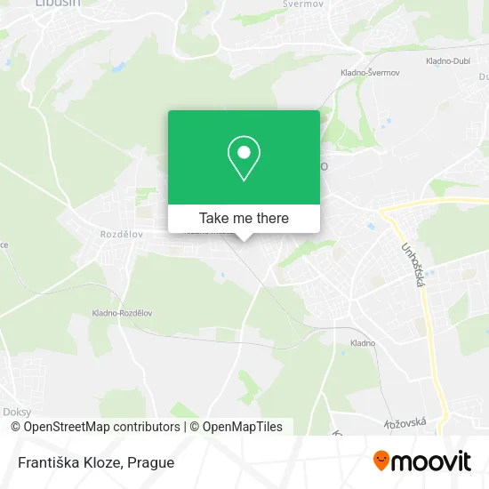 Карта Františka Kloze