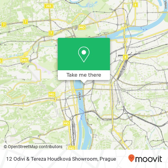 12 Odivi & Tereza Houdková Showroom map