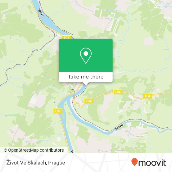 Život Ve Skalách map