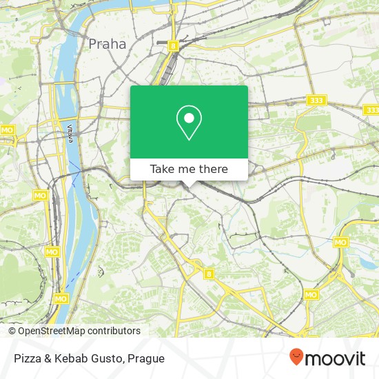 Pizza & Kebab Gusto map