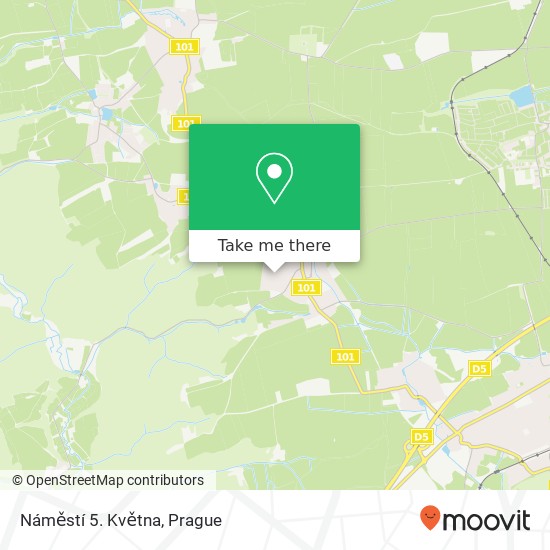 Náměstí 5. Května map