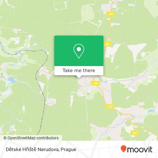 Dětské Hřiště Nerudova map