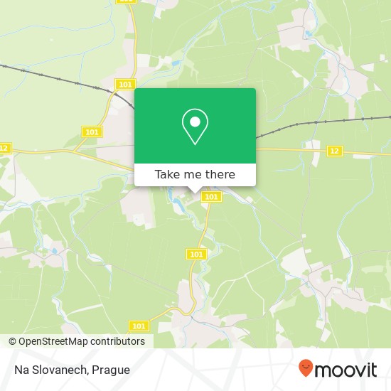 Na Slovanech map