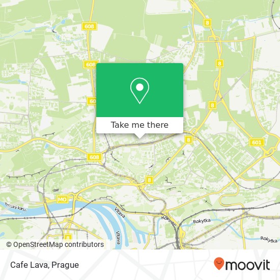 Cafe Lava map