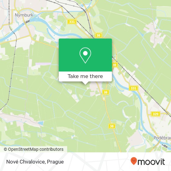 Карта Nové Chvalovice