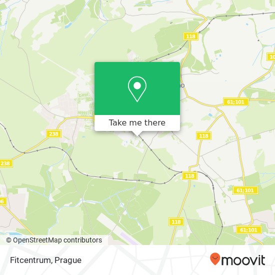 Fitcentrum map