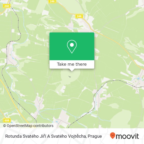 Rotunda Svatého Jiří A Svatého Vojtěcha map