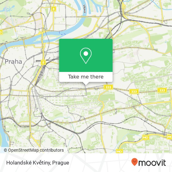 Holandské Květiny map