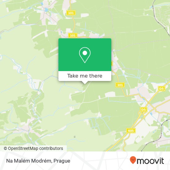 Na Malém Modrém map