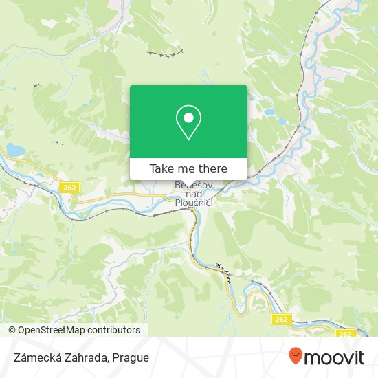 Zámecká Zahrada map