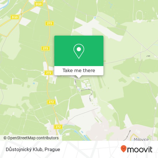 Důstojnický Klub map