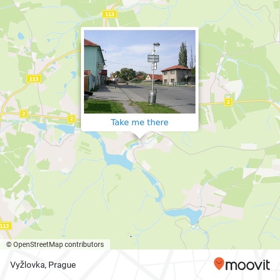 Vyžlovka map