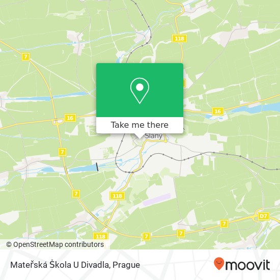 Mateřská Škola U Divadla map