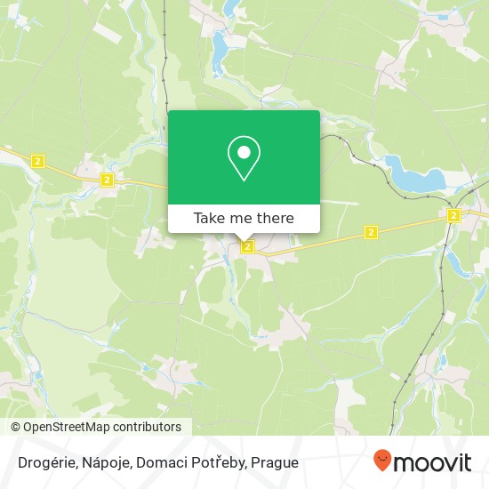 Drogérie, Nápoje, Domaci Potřeby map