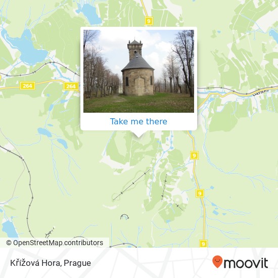 Křížová Hora map