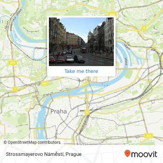 Карта Strossmayerovo Náměstí