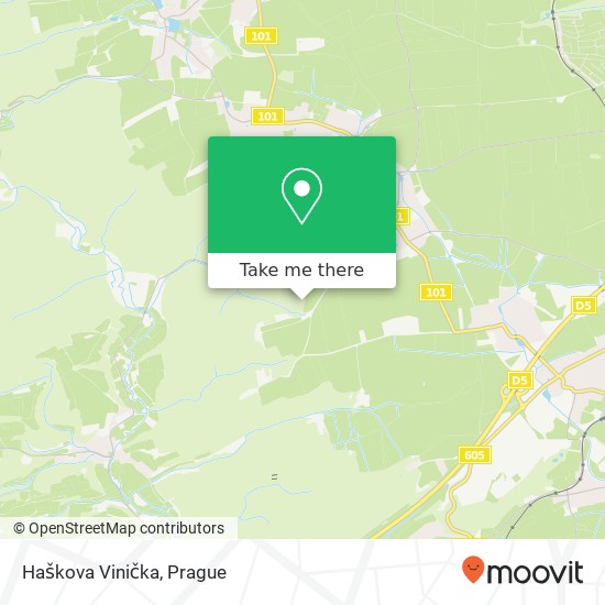 Карта Haškova Vinička