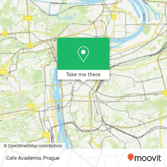 Cafe Academia map