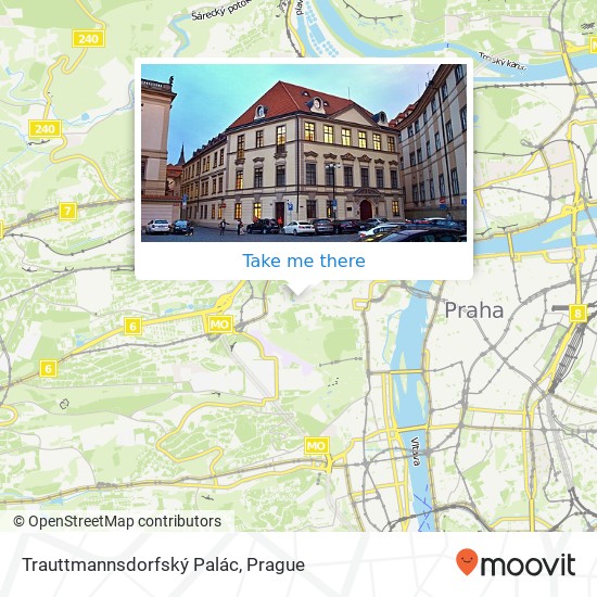 Trauttmannsdorfský Palác map