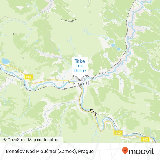 Benešov Nad Ploučnící (Zámek) map