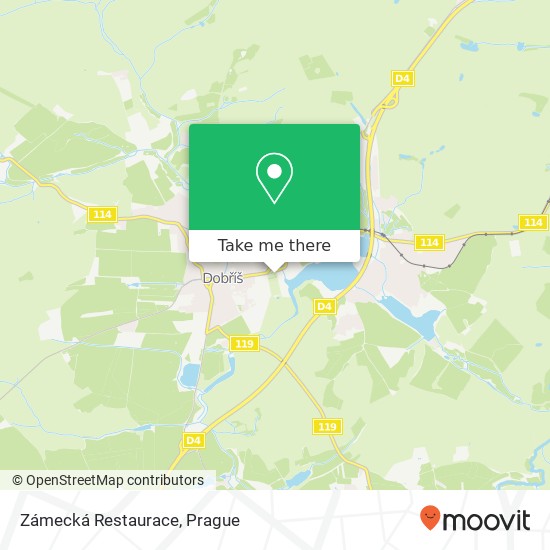 Zámecká Restaurace map