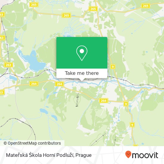 Mateřská Škola Horní Podluží map