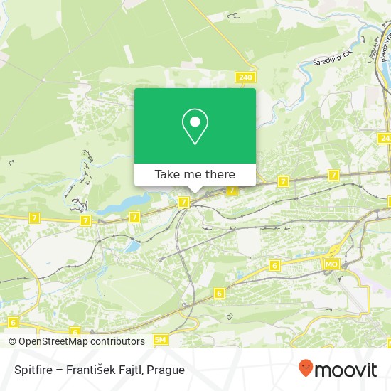 Spitfire – František Fajtl map