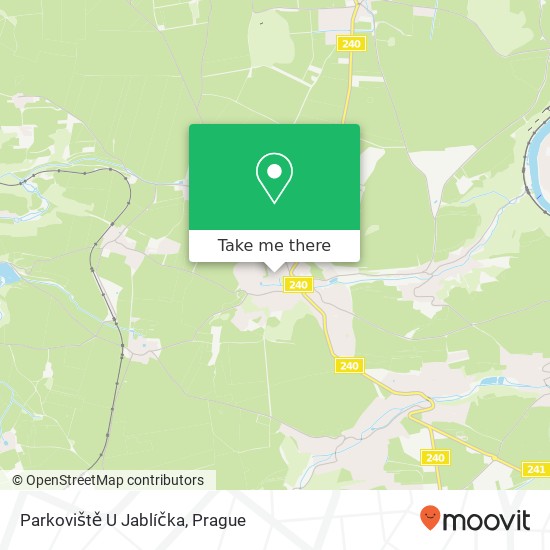 Карта Parkoviště U Jablíčka