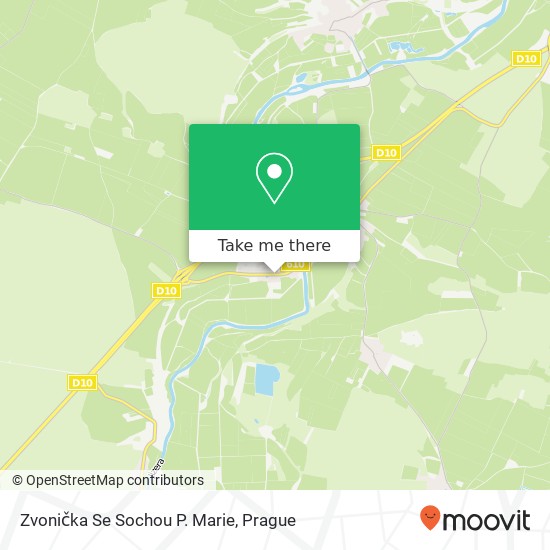 Zvonička Se Sochou P. Marie map